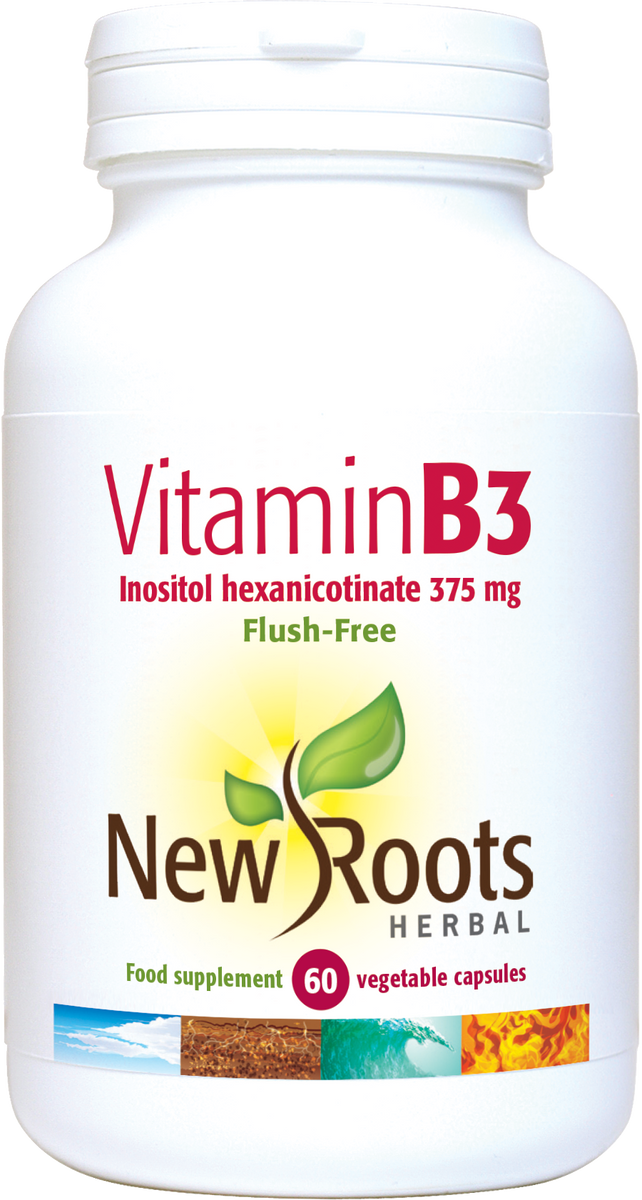 New Roots Herbal Vitamin B3, 60 Capsules | Revital