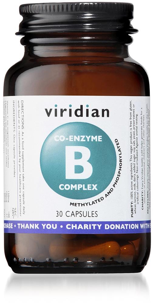 Viridian Co-Enzyme B Complex, 30 Capsules | Revital