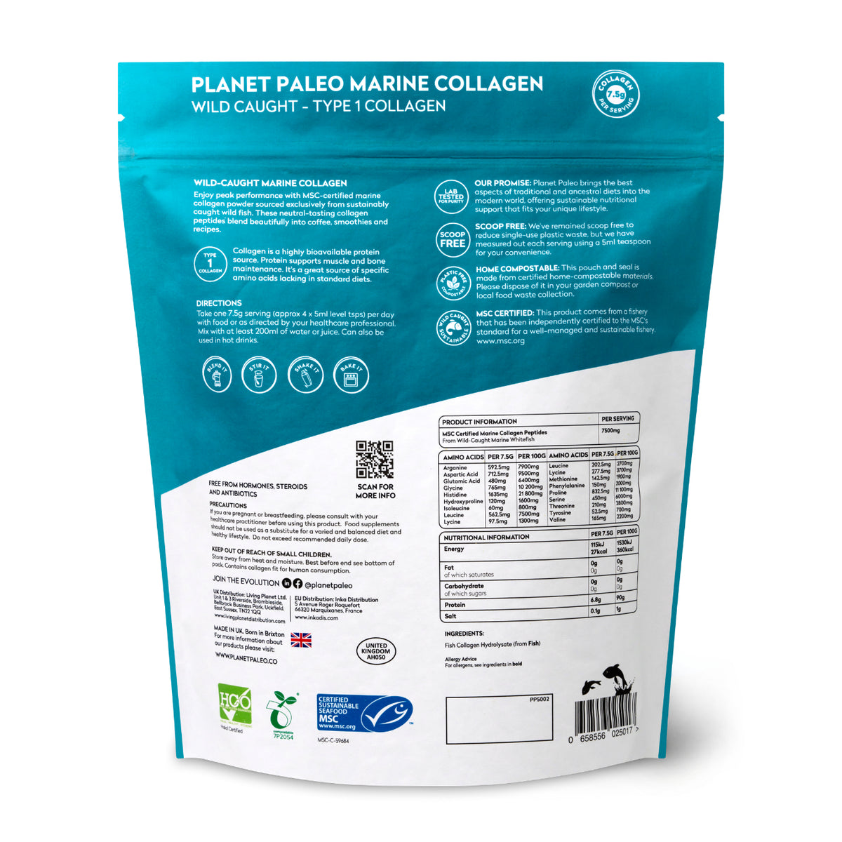 Planet Paleo Marine Collagen 450gr Revital