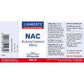 Lamberts NAC (N-Acetyl Cysteine) 300mg, 90 Capsules