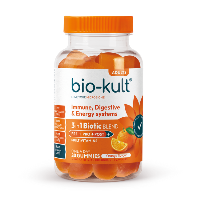 Bio-Kult 3-in-1 Biotic Blend Gummies for Adults, 30 Gummies