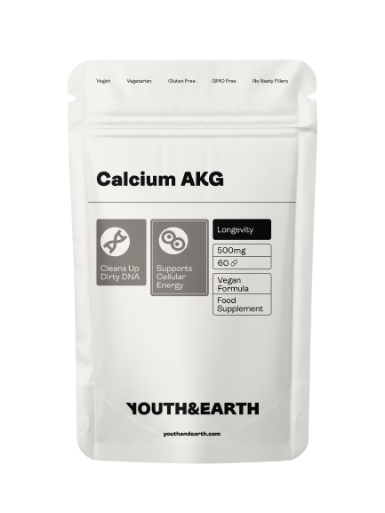 Youth & Earth Calcium Alpha Keto Glutarate, 60 Capsules