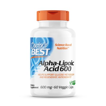 Doctor's Best Alpha-Lipoic Acid 600mg, 60 VCapsules