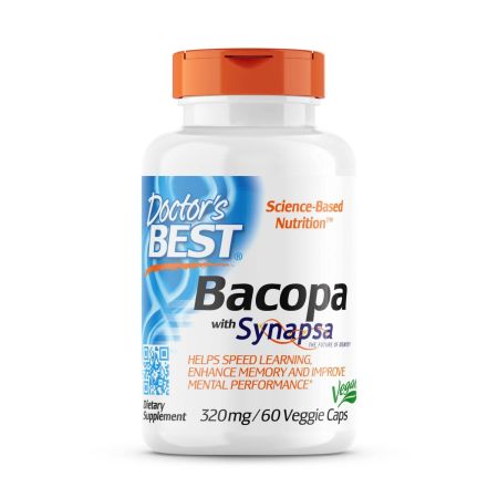 Doctor's Best Bacopa with Synapsa 320mg, 60 VCapsules