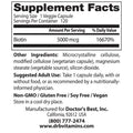 Doctor's Best Biotin 5,000mcg, 120 VCapsules