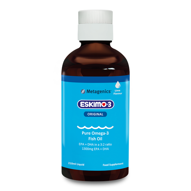 Eskimo-3 Fish Oil Liquid, Lime, 210ml