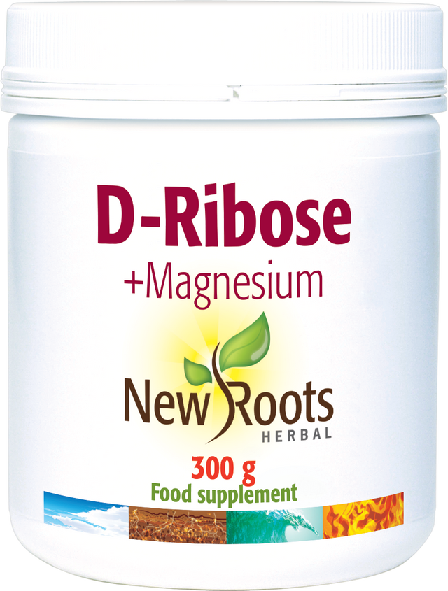 New Roots Herbal D-Ribose & Magnesium,  300gr