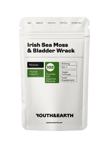 Youth & Earth Irish Sea Moss & Bladder Wrack, 60 Capsules