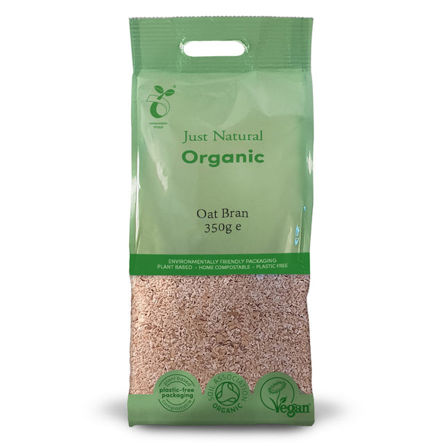 Just Natural Organic Oat Bran, 350gr