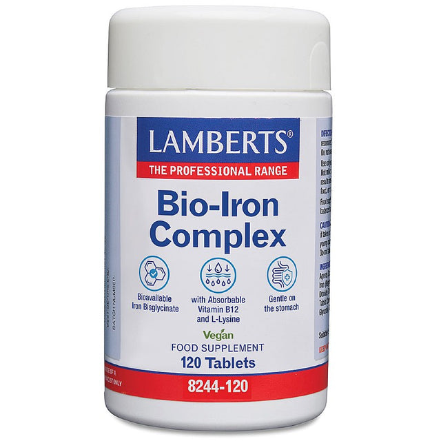 Lamberts Bio-Iron Complex, 120 Tablets