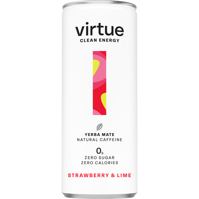 Virtue Yerba Mate - Strawberry & Lime, 250ml