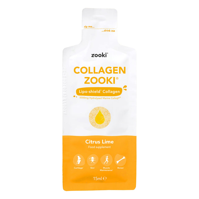 Zooki Marine Collagen 5,000mg Citrus Lime Flavour,  30 x 15ml