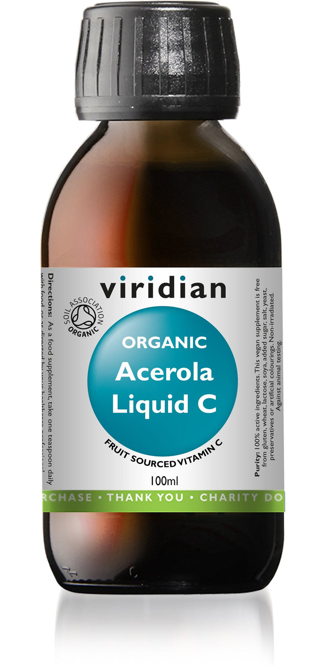 Viridian Organic Acerola Liquid C, 100ml
