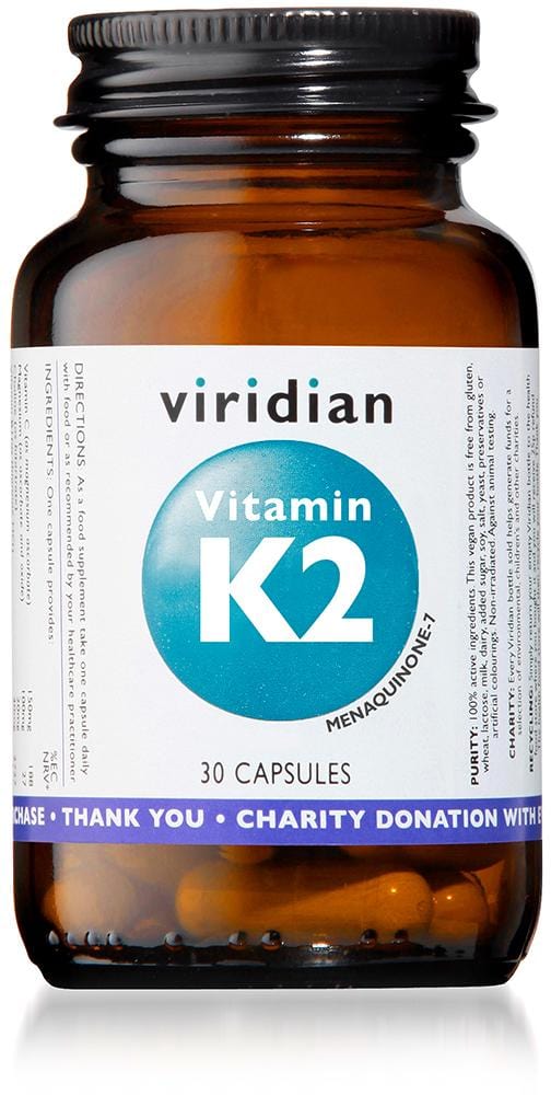 Viridian Vitamin K2, 30 Capsules