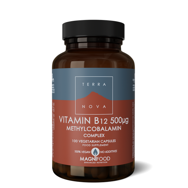 Terranova Vitamin B12 Complex, 500ug, 100 Capsules