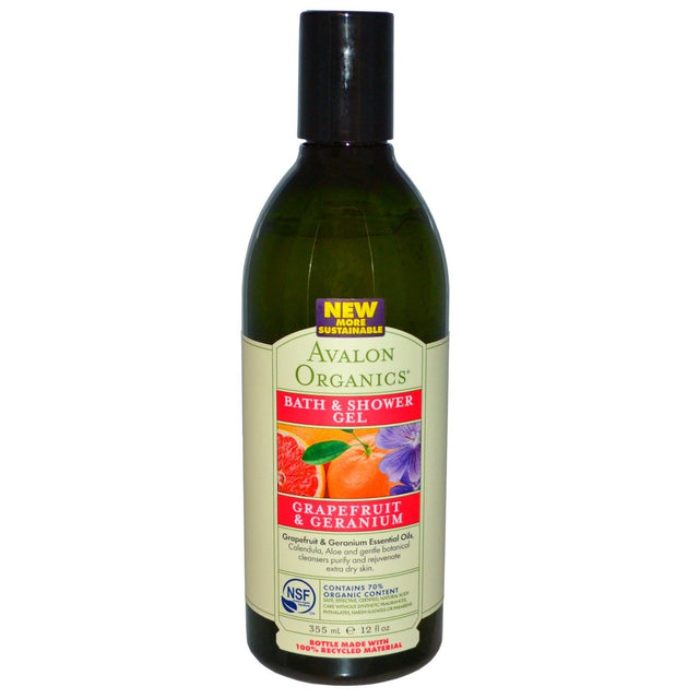 Avalon Organics Bath and Shower Gel, 350ml