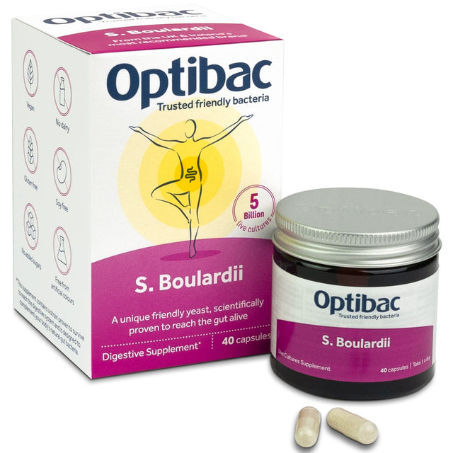 OptiBac S.Boulardii,40 Capsules