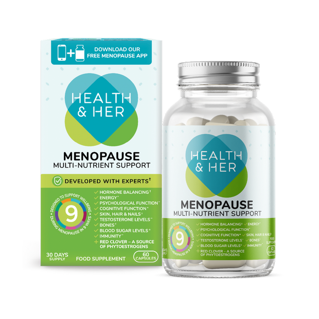 Health & Her Menopause Multi-Nutrient Food Supplement, 60 Capsules