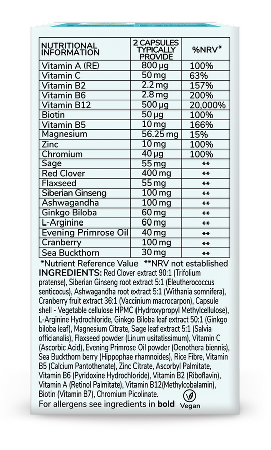 Health & Her Menopause Multi-Nutrient Food Supplement, 60 Capsules