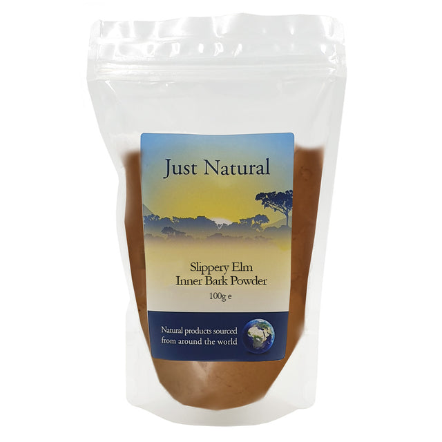 Just Natural Slippery Elm Inner Bark Powder. 100gr