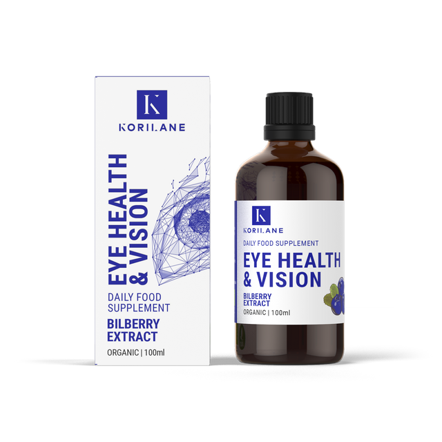 Korilane Eye Health & Vision Liquid- Bilberry Extract, 100ml