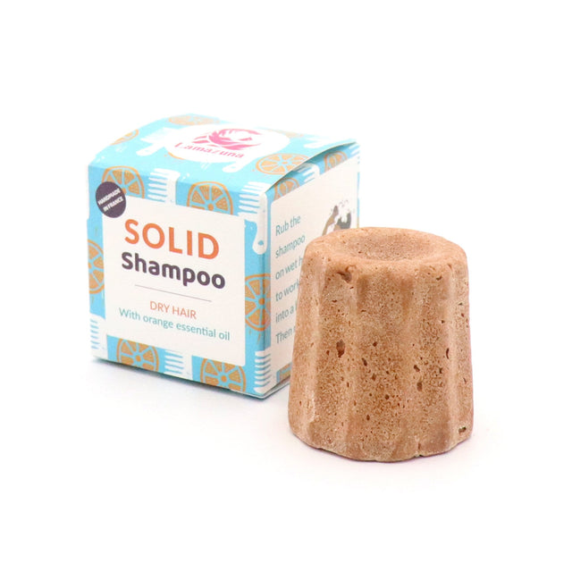 Lamazuna Solid Shampoo - Dry Hair, Orange 55gr