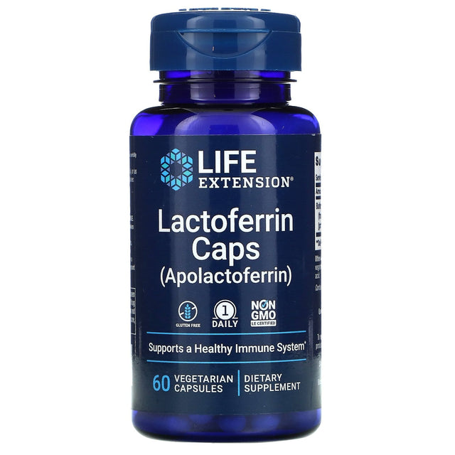 Life Extension Lactoferrin Caps, 60 Capsules