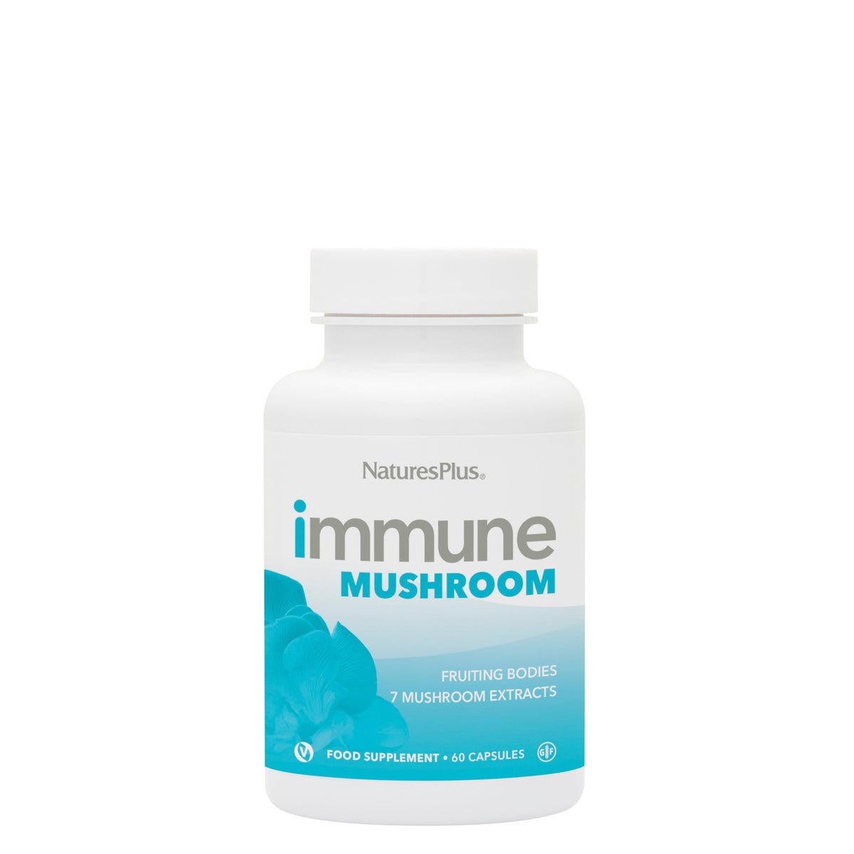 Natures Plus Immune Mushroom Complex, 60 Capsules | Revital