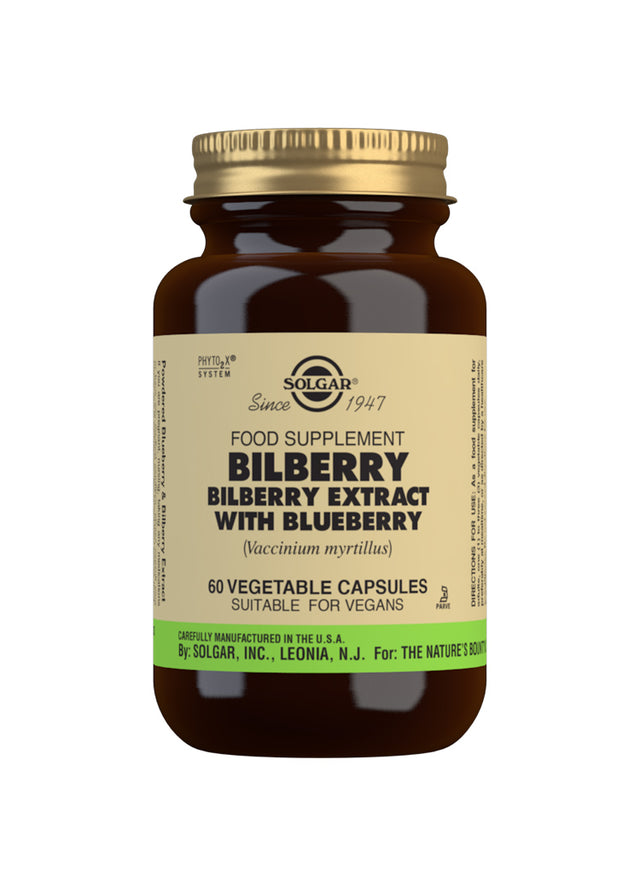 Solgar Bilberry Berry Extract, 60 VCapsules