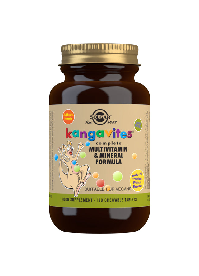 Solgar Kangavites Chewable Multivitamins & Mineral, 120 Tablets