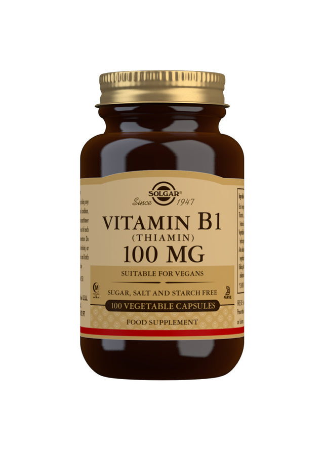 Solgar Vitamin B1, 100mg, 100 Capsules