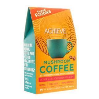 Superfoodies Acheive Mushroom Coffee, 10 Bags