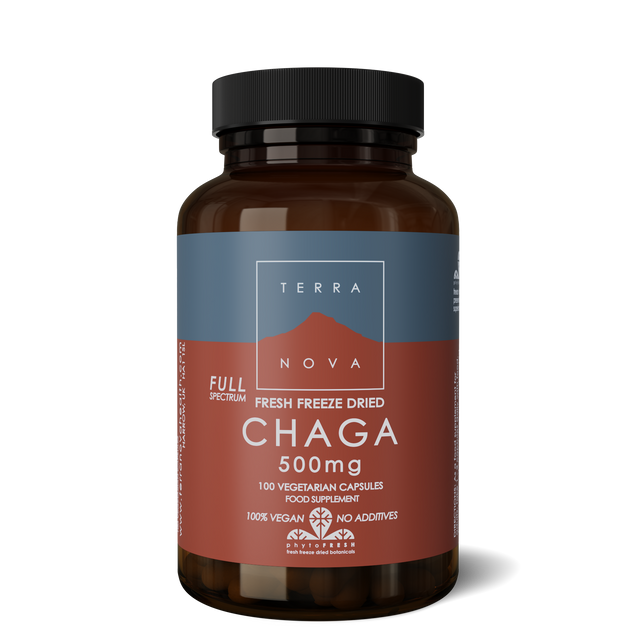 Terranova Chaga 500mg, 100 VCapsules