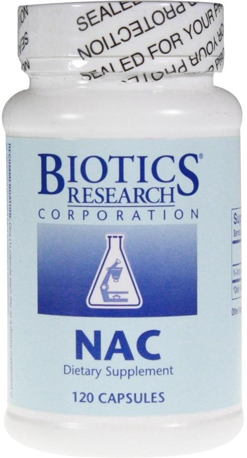 Biotics Research NAC, 500mg, 120Caps | Revital