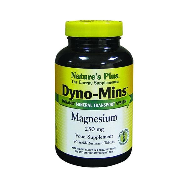 Nature's Plus Dyno-Mins Magnesium, 250mg, 90 Tablets