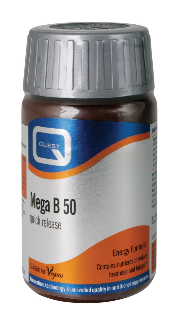 Quest Mega B 50, 30 Tablets