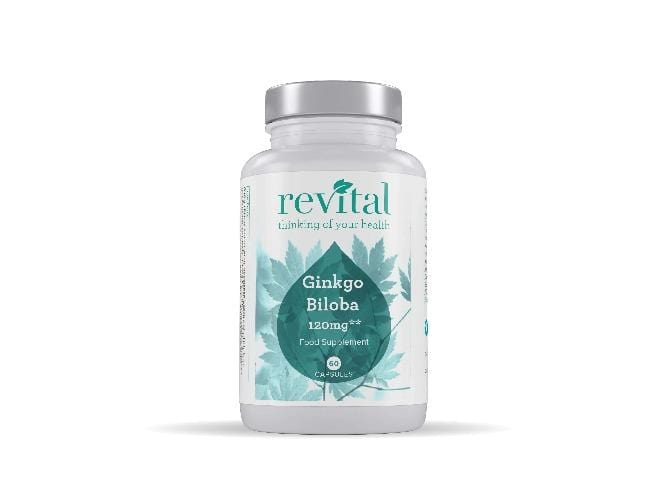 Revital Ginkgo Biloba 120mg, 60 Capsules | Revital