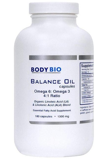 BodyBio Balance Oil Capsules, 1300mg, 180 Capsules | Revital