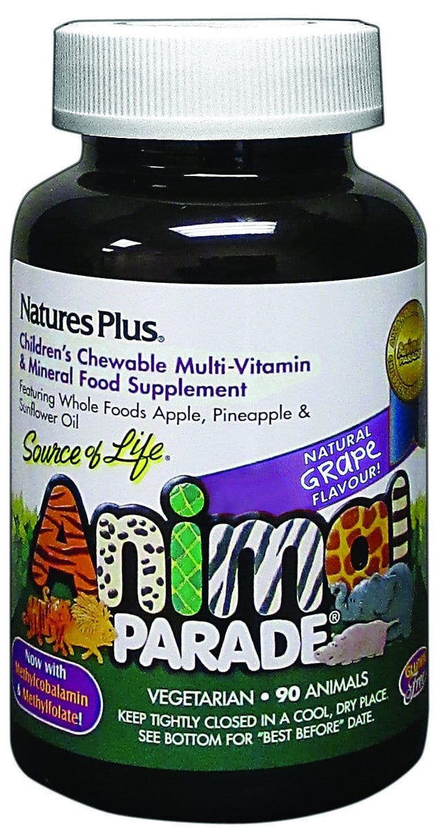 Nature's Plus Animal Parade, Grape, 90 Tablets