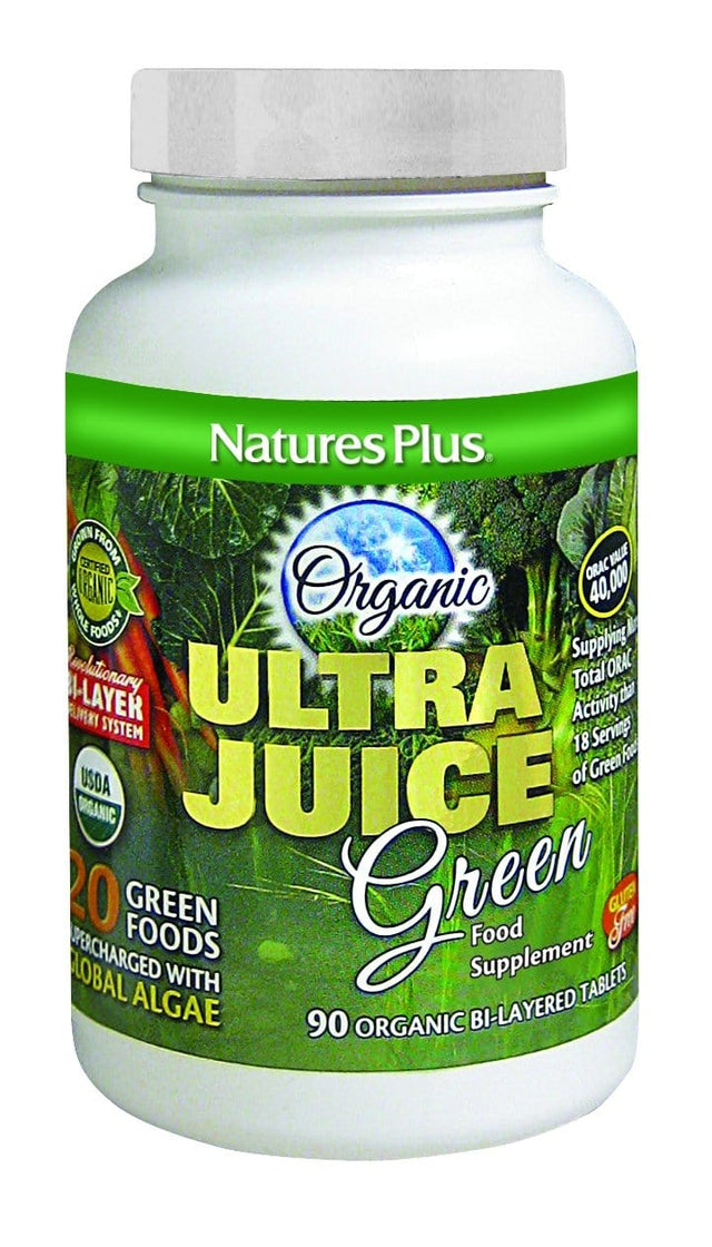 Nature's Plus Ultra Juice Green, 90 Tablets